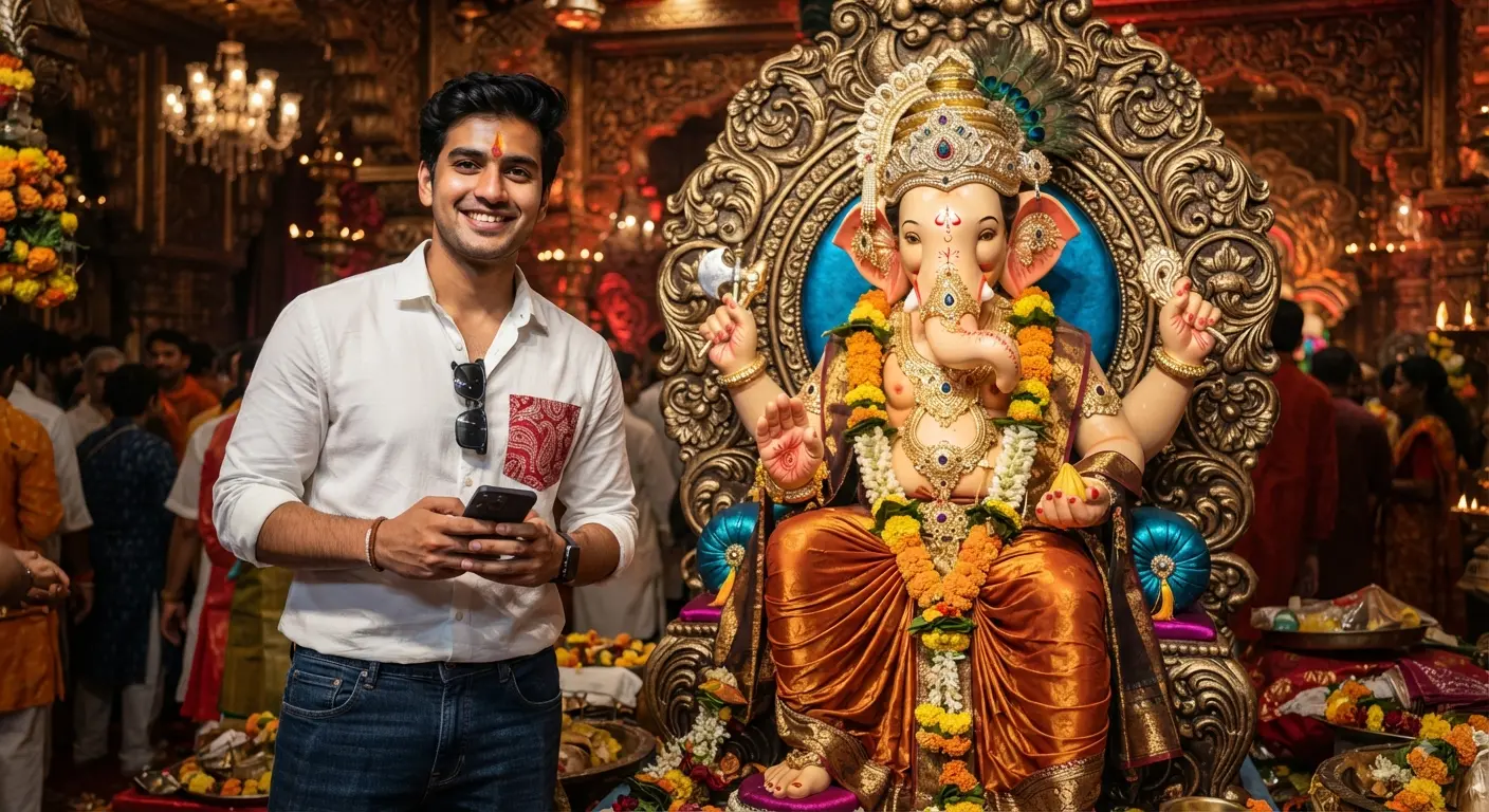 idol of Lord Ganesha ("Bappa")